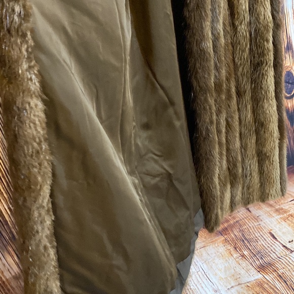 ARPIN | Canadian Full Length Fur Coat Beaver Brown - Picture 6 of 9